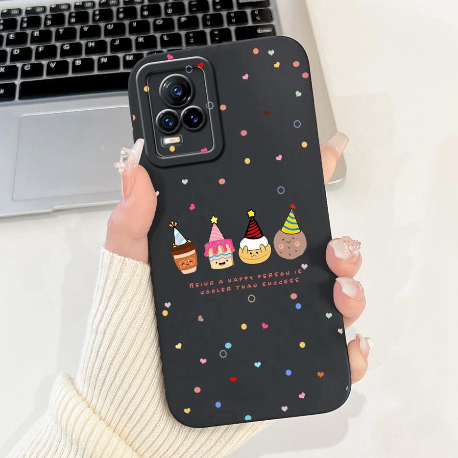 For Vivo V21e 4G Case V2061 Cute Funny Animals Painted Cover Soft Silicone Phone Case For Vivo V21 V 21 e VivoV21e Fundas Bumper