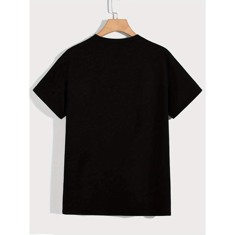 European sizes I Don't Have The Time Or The Crayons Graphic Men's Short Sleeve T-shirt, Comfy Stretchy Trendy Tees For Summer