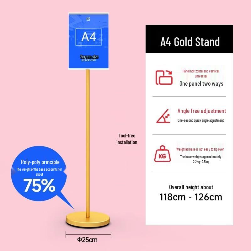 Lilang A4 Ultra-Narrow Bezel Display Stand