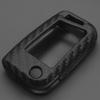 Jingyuqin 3 Buttons Remote Carbon Silicone Key Case For VW Polo Golf 7 Tiguan Skoda Octavia Kodiaq Karoq Seat Ateca Leon Ibiza