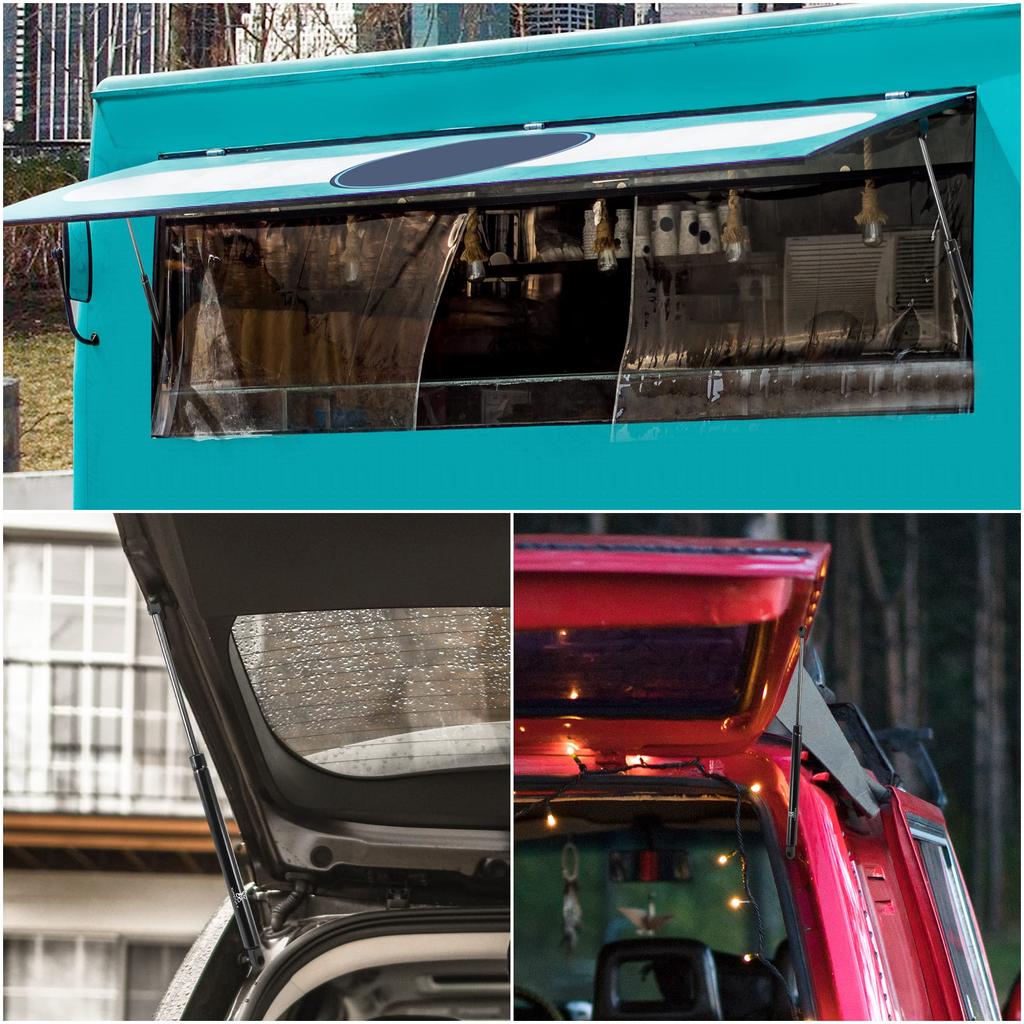 X AUTOHAUX Gas Spring 68cm 20kg Load Universal Lift Support for Wall Mobile Convenience Store Rear and Motorcycle Set of 2 Damper, Extension,