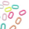 300Pcs Acrylic Assorted Color Linking Rings Connectors for Glasses Bags Earring Necklace Jewelry