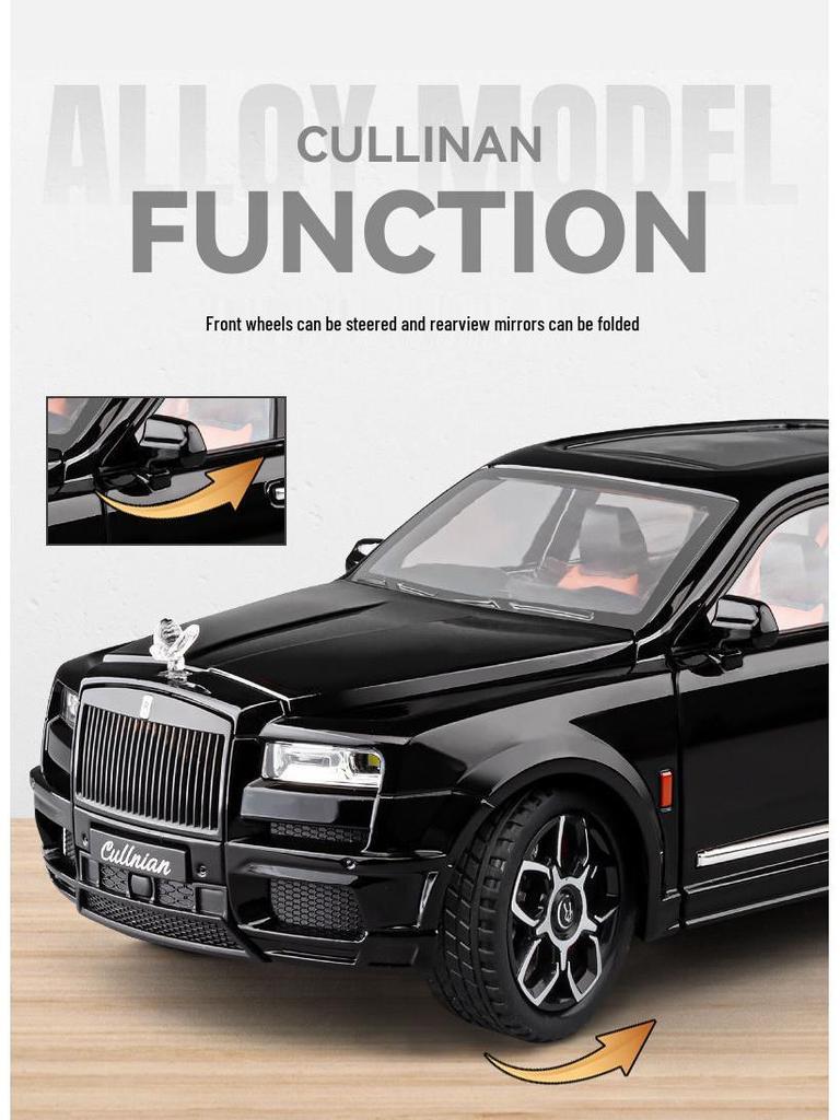 Rolls-Royce Cullinan Model Toy Car with Openable Doors - Perfect Gift for Boys On Valentine's or Children's Day.