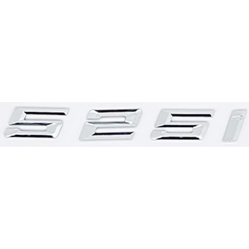 ABV1 Old Style Letter Emblem Sticker for BMW 5 Series E60 E61 F10 F11 G30 - 520i 523i 525i 528i 530i 535i 540i Trunk Decal