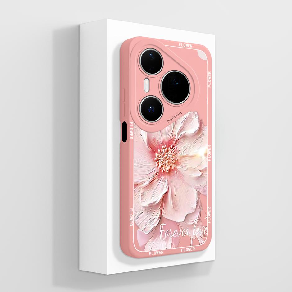 Phone Case For Huawei Pura 80 Pro Plus Ultra Fashion Butterfly Soft Liquid Silicone Protective Bumper Cover Anti Scratch Fundas