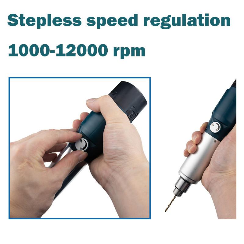 12000 U/min Kabelloser Tragbarer Mini-Bohrer Wiederaufladbarer Elektrischer Holzbearbeitungs-Gravierstift Stufenlose Geschwindigkeitsregelung DIY-Gravierer