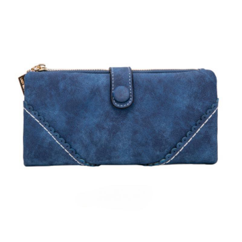 Women's Long Wallet Retro Large Capacity Folding Multi Slot Wallet