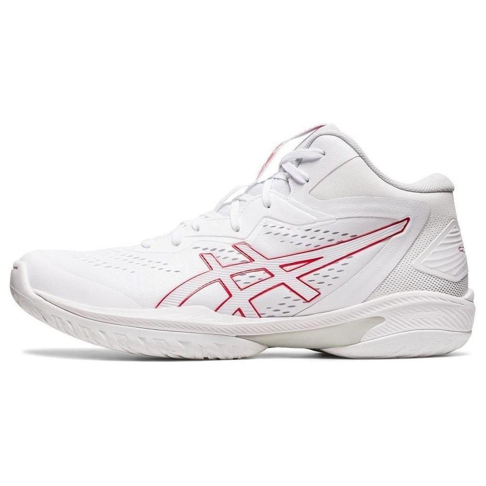 ASICS Gelhoop V15  White Classic Red  Men s 1063A063-101 EU 46.5