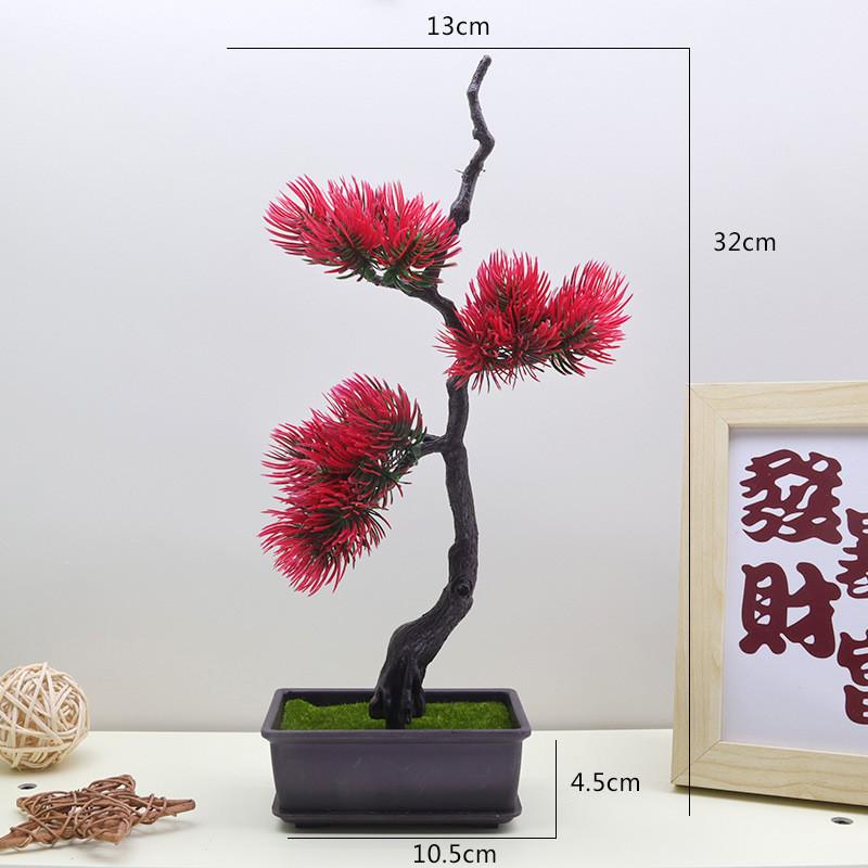 Densata Artificial Pinus Pineneedle Greenery Landscape Decor For Living Room