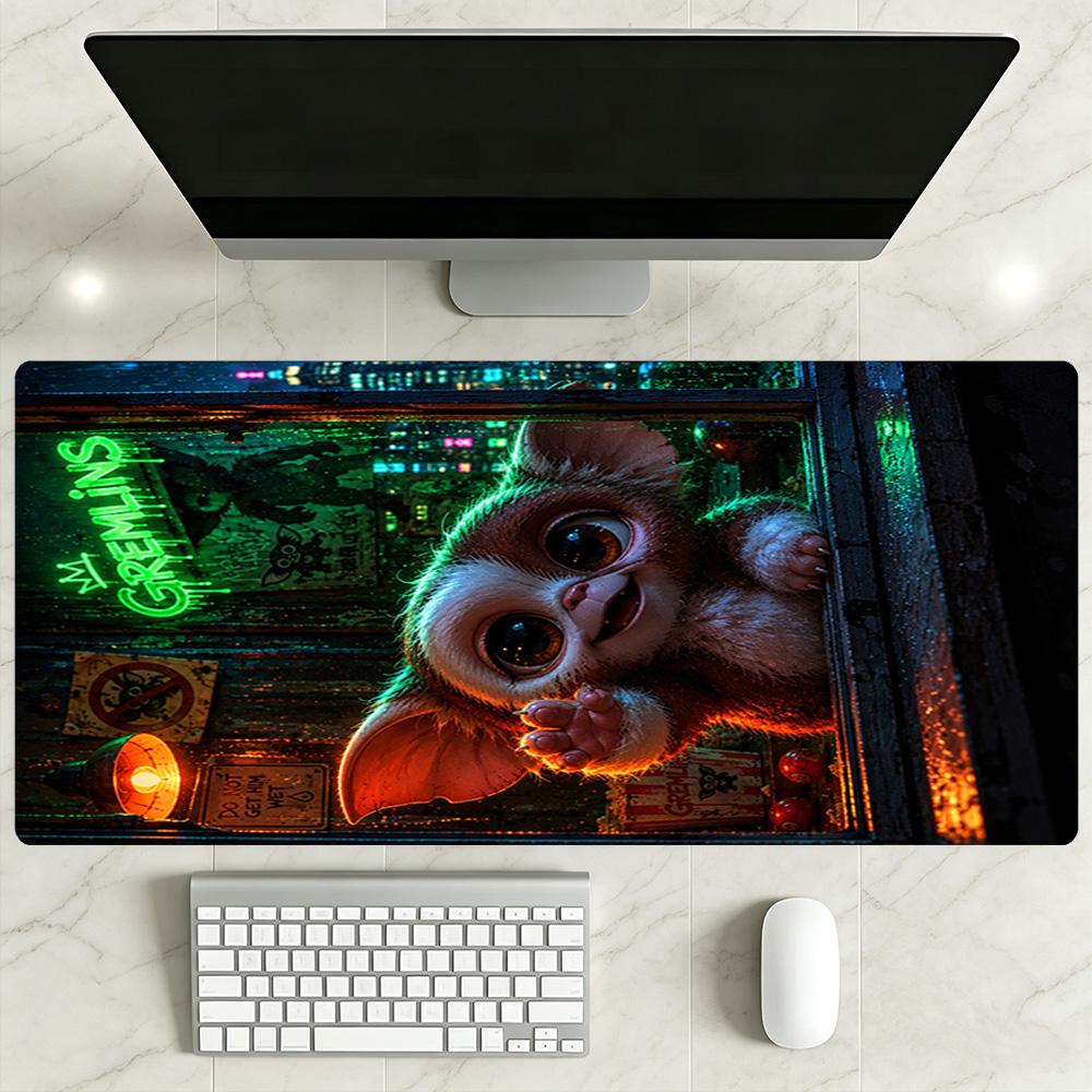 Gremlins Large Mouse Pad Desk Mat HD Print Desk Pad Non-Slip Rubber Bottom Office Desk Accessory