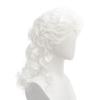 White Curly Hair Synthetic Wig Daily Wear Holiday Party Birthday Party