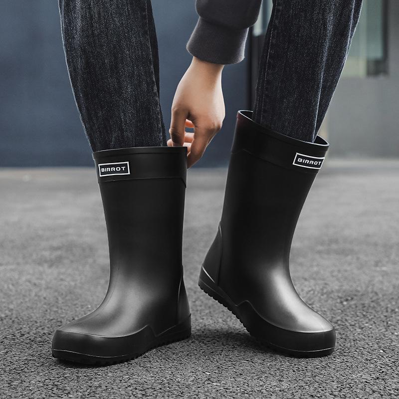 High Quality Men's Rain Boots Factory Manufactured Waterproof Gumboots for Summer and Autumn