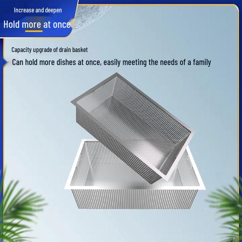 304 Stainless Steel Square Mesh Strainer Basket