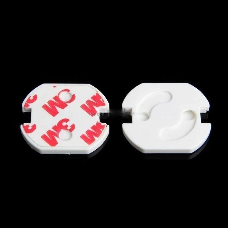 10Pcs EU Power Socket Electrical Outlet Baby Child Safety Guard Protection Anti Electric Shock Plugs Protector Rotate Cover