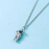 Astronaut Robot Pendant Necklace: Trendy Unisex Hip Hop Sweater Chain - Perfect Christmas Gift