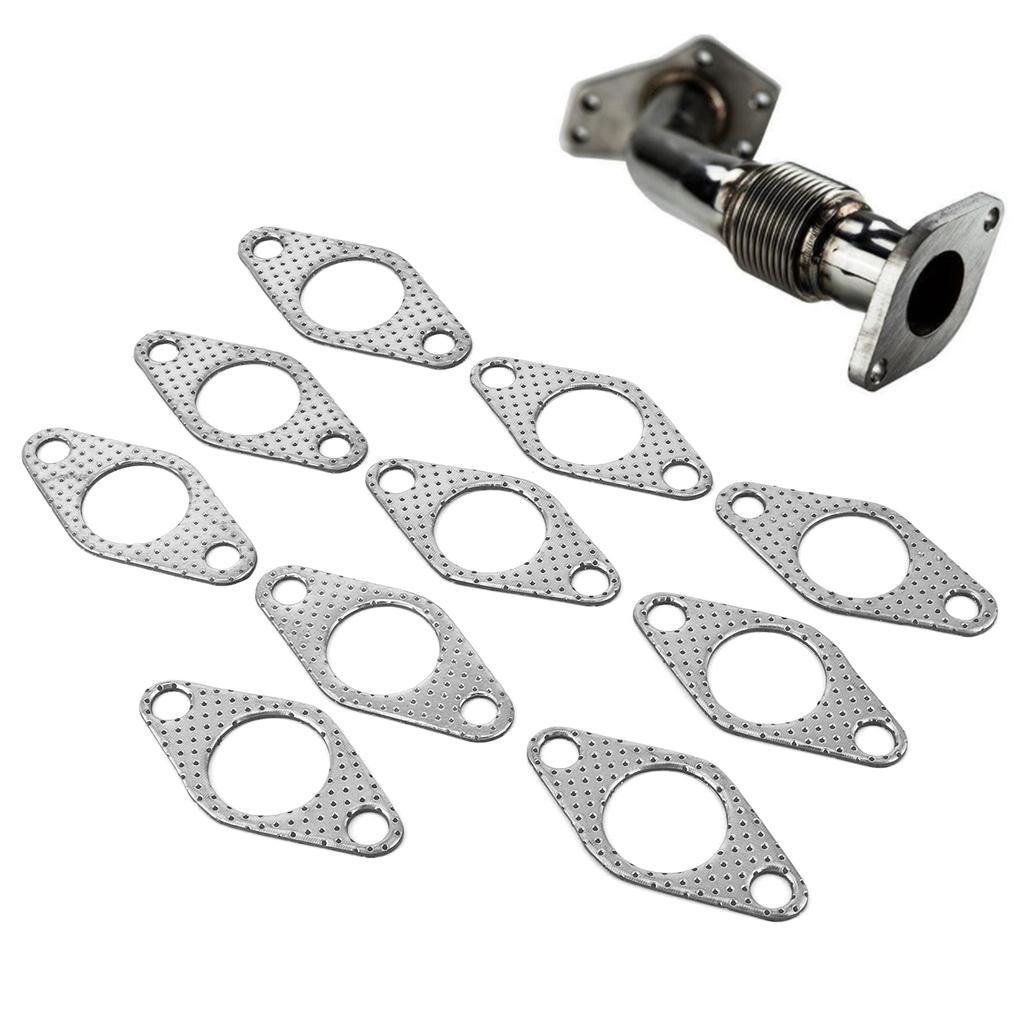10pcs 35mm 38mm Wastegates Gasket Graphite Aluminum Turbo Exhaust Gasket Car Accessory