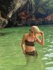 Korean Style Coffee Bikini & Long Skirt - 2026 Sexy Women’s Swimwear Set for Photography