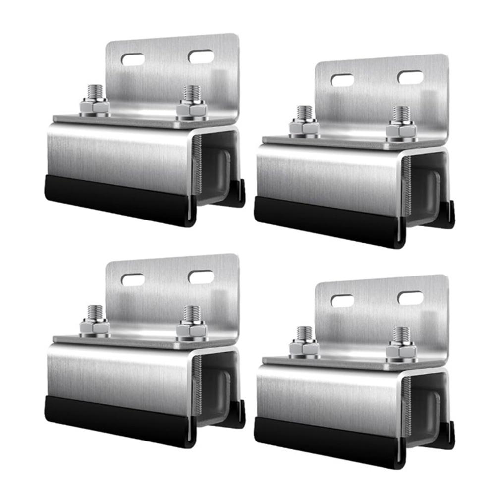 

Solar Photovoltaic Brackets RV Yacht Stabilizer Roof Box Fixed Bracket Clamp Stainless Steel Solar Power System Mounting Clamps