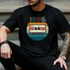 Custom Name Retro Cassette Tape 1986 Graphic T Shirt Unisex 80s Music Fan 40th Birthday Casual Short Sleeve Street Tee