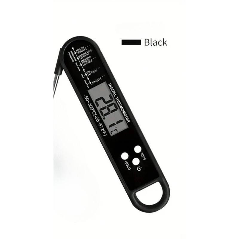 

1шт-цифровой складной термометр с подсветкой для барбекю, кухни, готов к считыванию показаний
