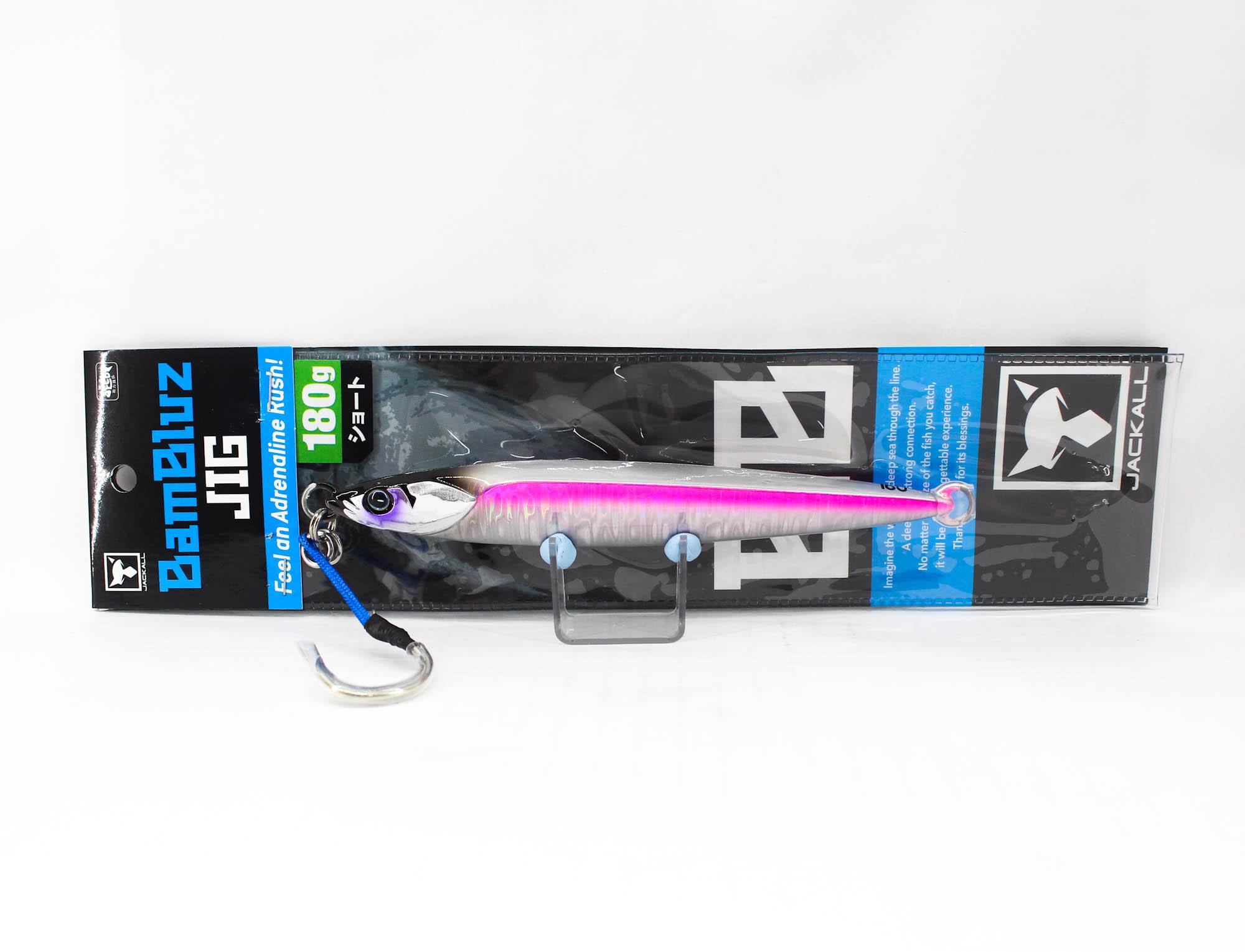 

Jackall Metal Jig Bambluz Short 180 грамм UV Laserpink (2766)