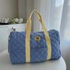 Style Korean Charming Kids Cotton Blanket Carry Bag Perfect For Travel And School