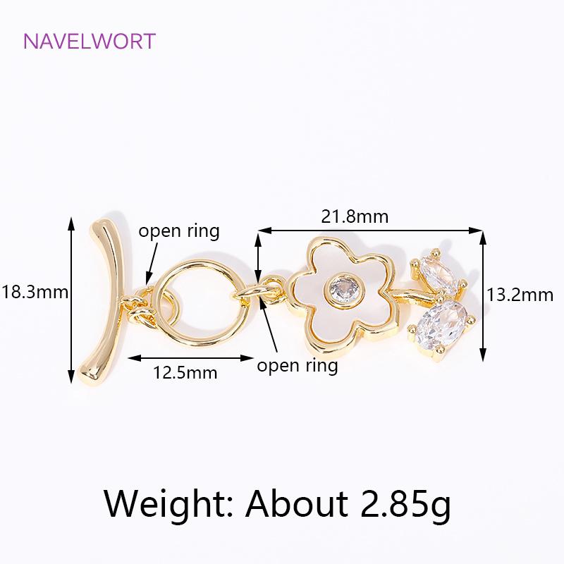 Multi Types Trendy 18K Gold Plated OT Clasps Toggle Clasps Connector For Bracelet Necklace Making DIY Jewelry Accessories