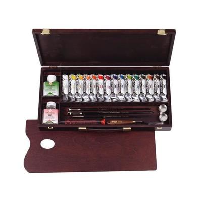 Royal Talens Set of Rembrandt Professional Acrylic Paints 15x40ml + Accessories