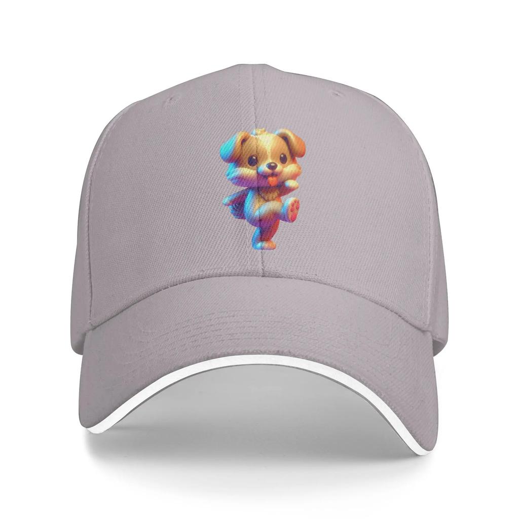 3D Animals Baseball Cap Dancing Dog Tennis Skate High Quality Trucker Hat Unisex Adult Fashion Design Baseball Caps