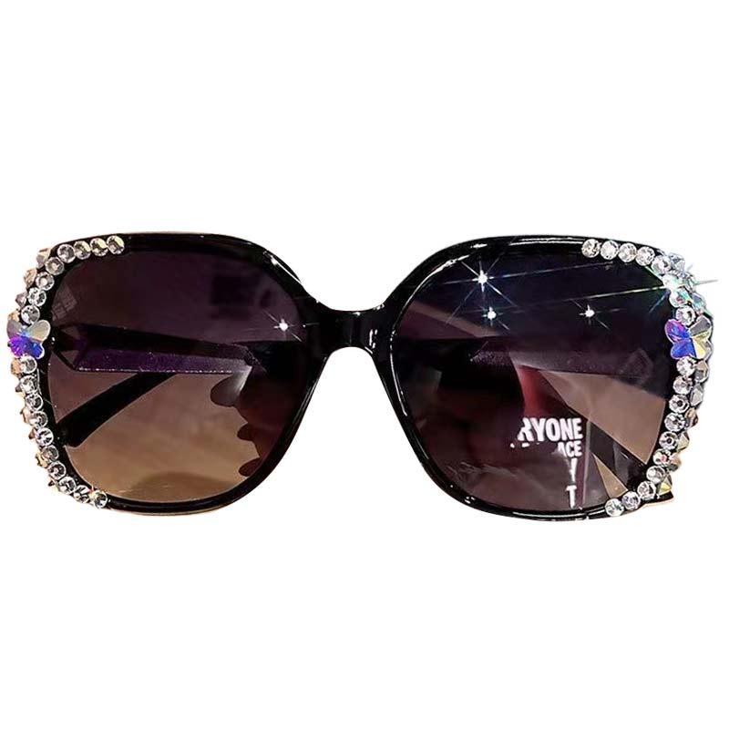 Luxury Diamond Polarized Sunglasses Women Sun Glasses Woman Glasses Vintage Sun Ladies Sun Glas W4W3