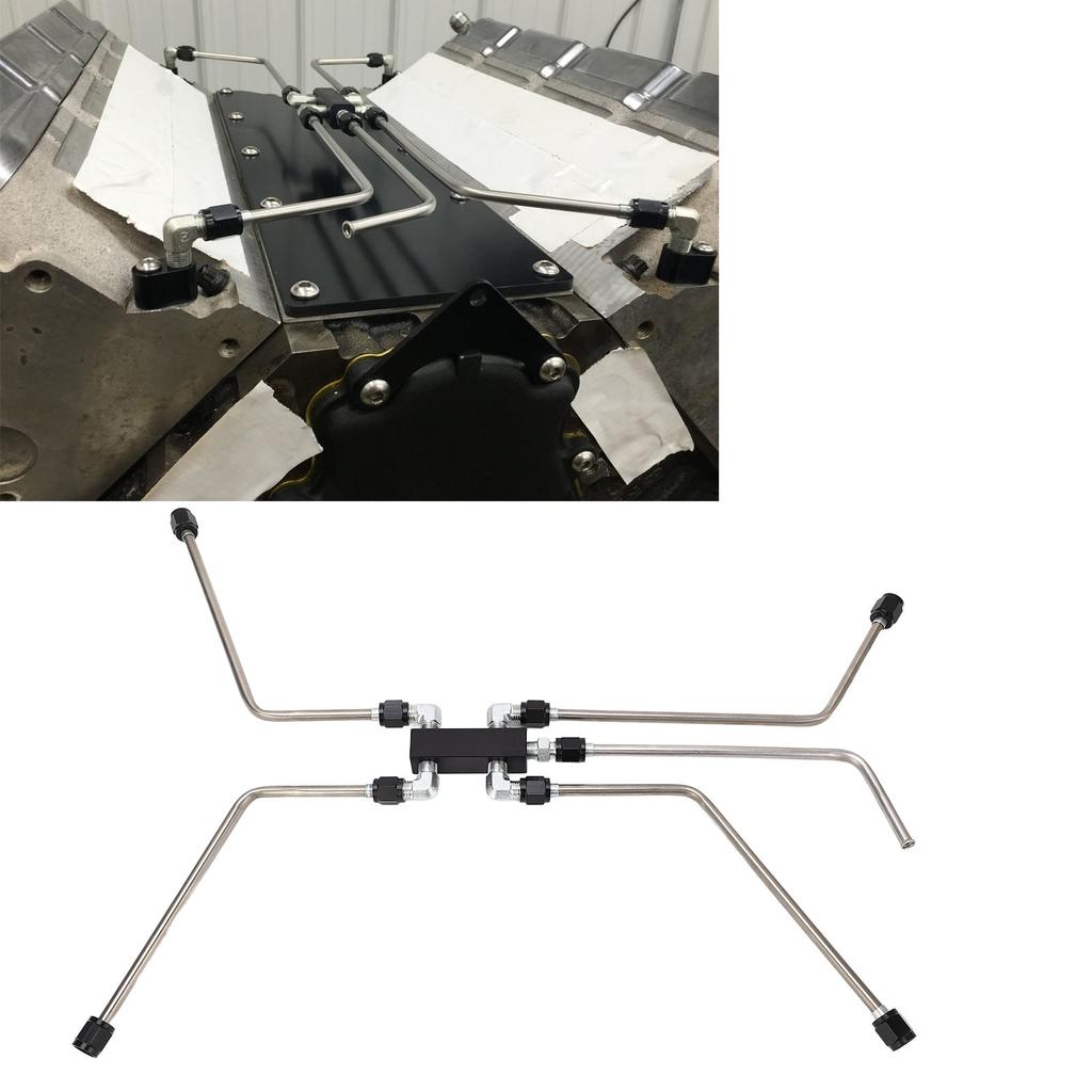 Steam Port Crossover Kit Auto Parts Coolant Crossover Kit Long Durability Stainless Steel for LS1 LS2 LS3 LS6 LS7 LSX Engines