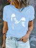 Personalized Shoes Printed Unisexs Comfortable Tshirt Casual Top Daily Skin Friendly Round Neck Short Sleeved Shirt