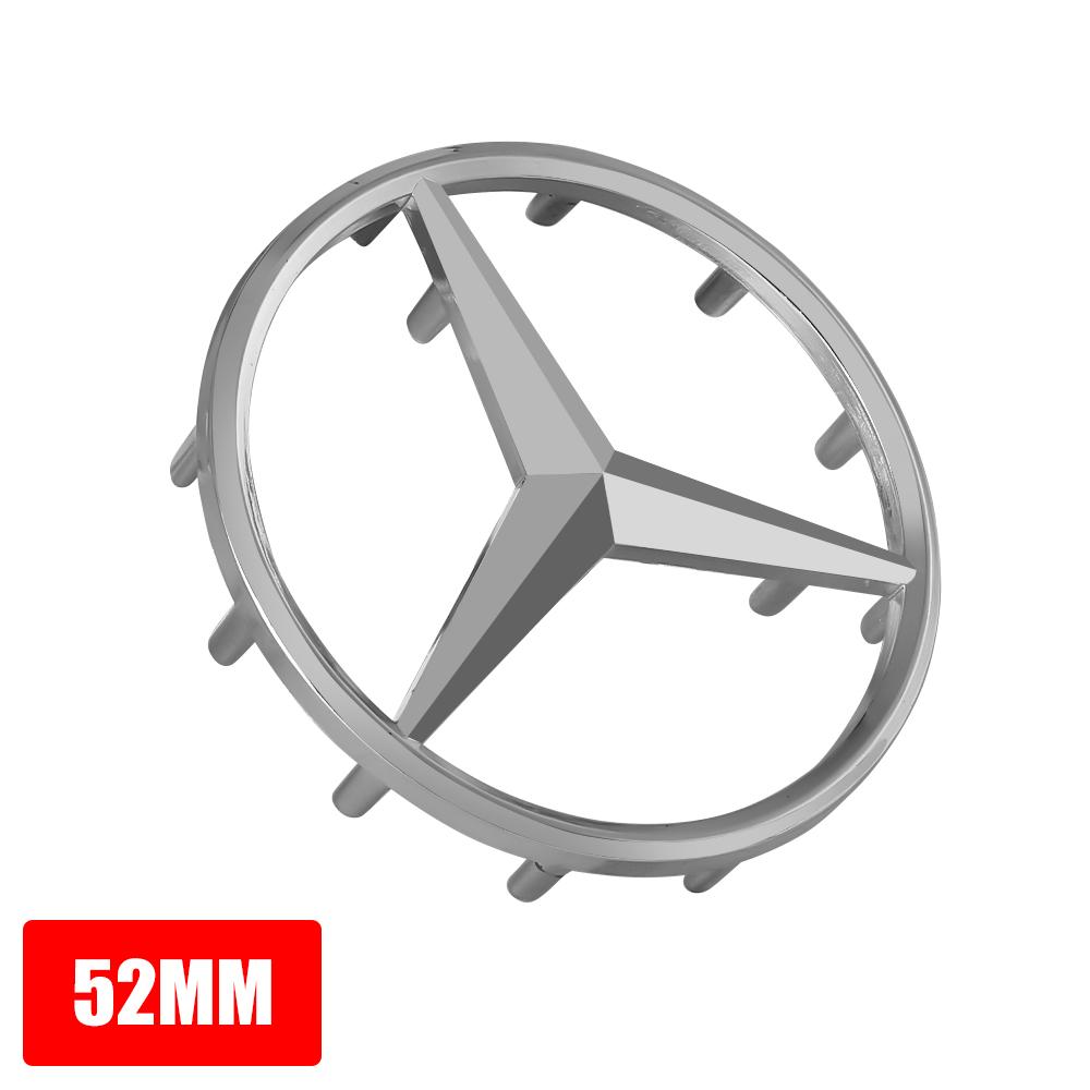 ABS 52mm 57mm Car Steering Wheel Logo Badge For Mercedes Benz C E S Series CLA CLS W212 W205 W204 Emblem Styling Accessories