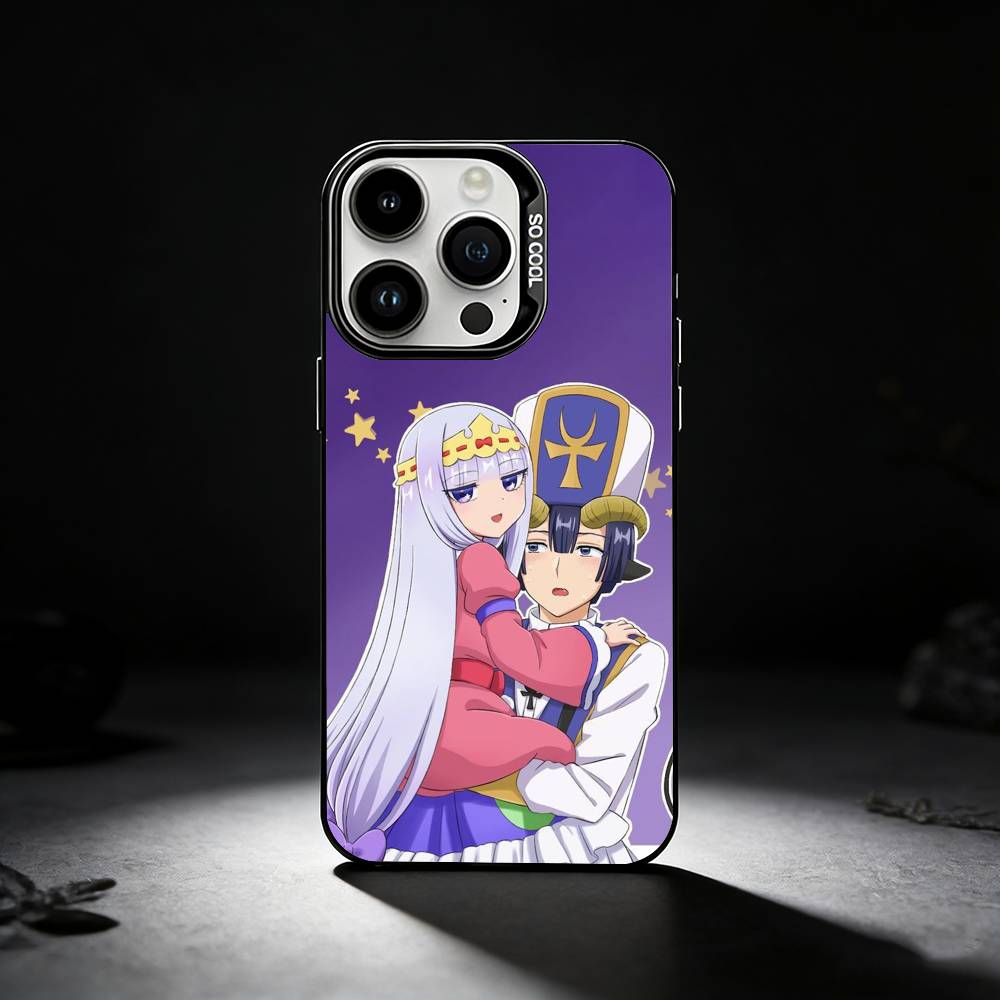 Sleepy Demon C-Castle Phone Case For iPhone 17,16,15,14,13,12,11 Plus,Pro Max,XS,Colored silver phone case
