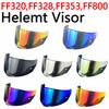 Visors for FF320 Stream FF353 Rapid FF328 FF800 Motorcycle Helmet Replace Extra Lens Black Iridium Silver