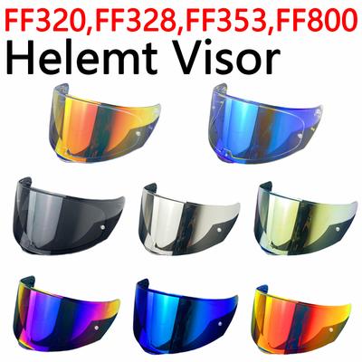 Visors for FF320 Stream FF353 Rapid FF328 FF800 Motorcycle Helmet Replace Extra Lens Black Iridium Silver