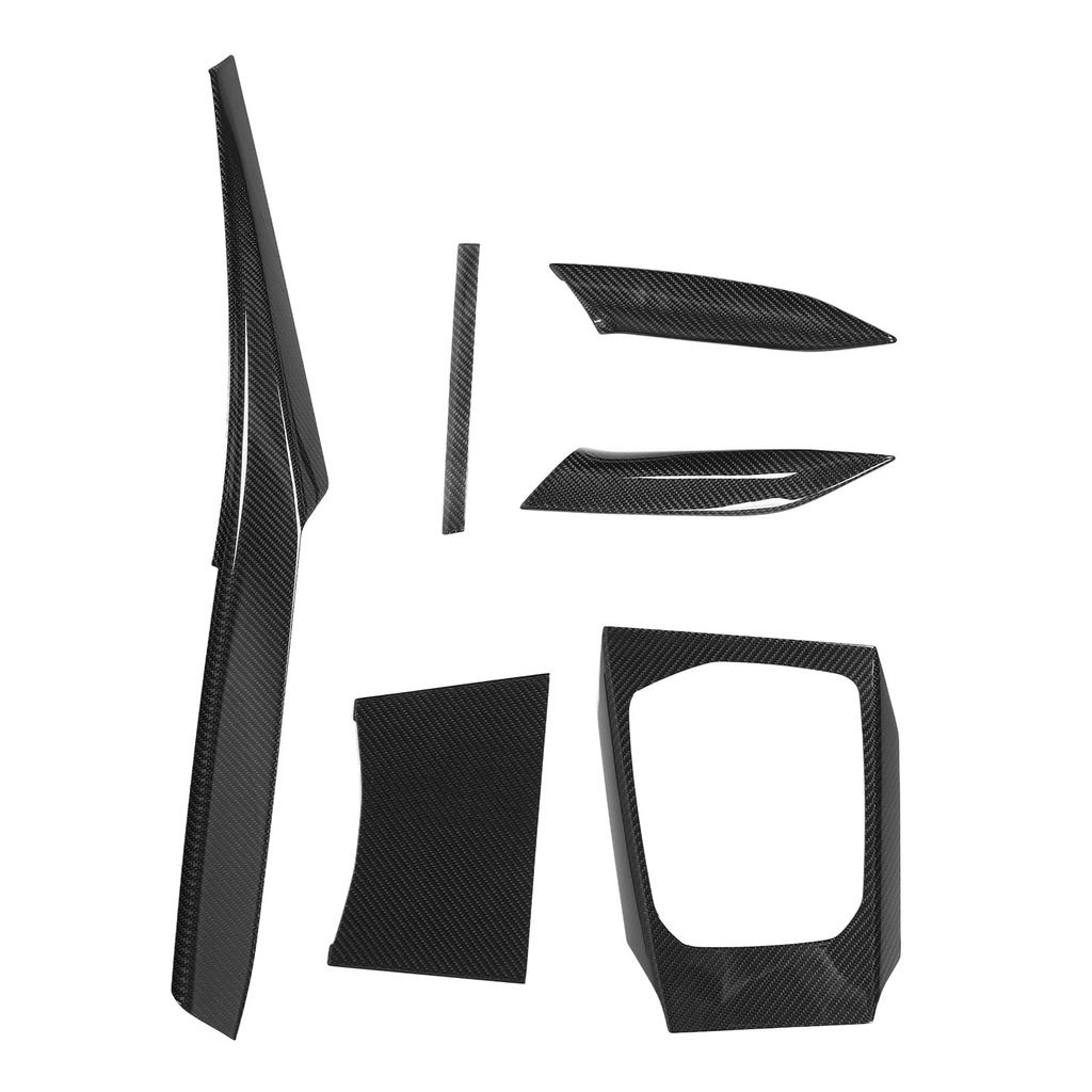 Interior Decoration Trim Kit Dry Carbon Fiber Dashboard Gear Shift Inner Door Panel Trim for M3 M4 G80 G82 G20 G22 LHD