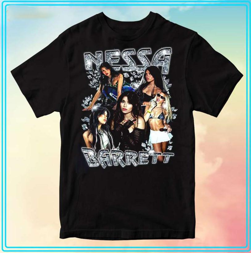 Nessa Barrett Singer Music T Shirt Black All Size Gift For Fan BS817 S