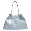 Borsa Tote in Pelle Lucida da Donna Grande Capacità Borsa a Spalla Borsa a Mano di Design alla Moda Uso Quotidiano Stile Classico