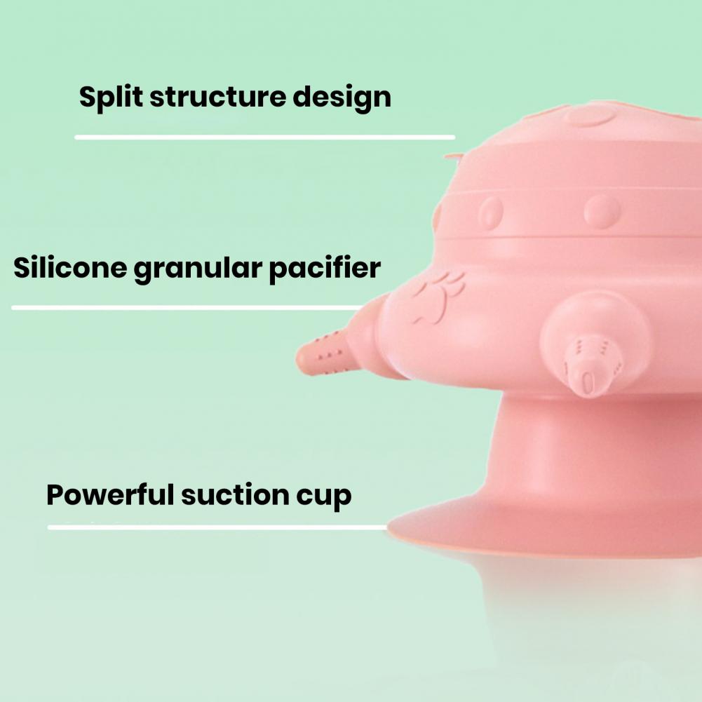 Antypoślizgowa Butelka do Karmienia Zwierząt Domowych Silikonowy Podajnik dla Szczeniąt z 4 Smoczkami dla Kociąt Szczeniąt Królików 240ml Miska na Mleko z Antypoślizgiem