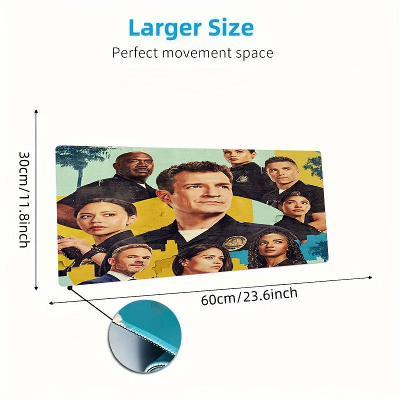 Noob Old Man Mouse Pad, Large Gaming Desk Mat, Non-slip XXL Mousepad for Laptop & Tablet, Mini PC Playmat with Stitched Edges