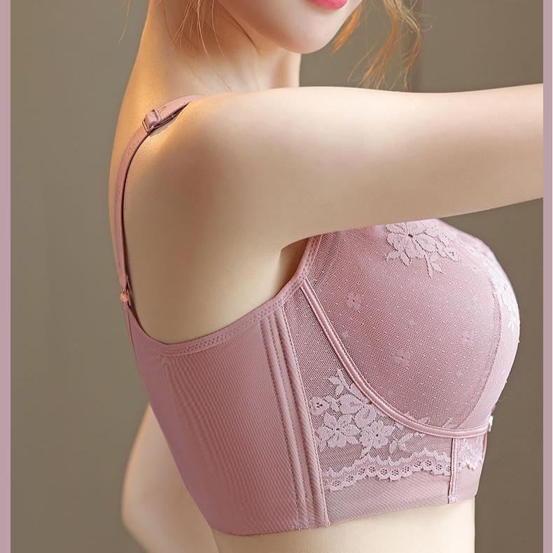Underwear Women's Thin Bra Sexy Women's Large Size Converge Bra Collection Accessory Breast Anti Sagging Bra