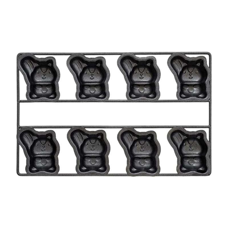 

Professional 8 Cavity Animal Shape Bakeware Nonstick Coating Cake Mold Madeleine Pan For Chocolate Jellies Oven Baking