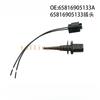 65816905133+65816905133 Black Outside Ambient Air Temperature Sensor Pigtail Fit For BMW 1 6 7 Series E39 Air Intakes