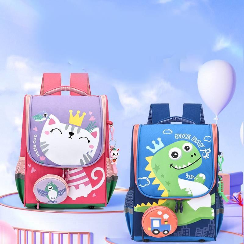 Cute Cartoon Toddler Backpack For Boys And Girls With Breathable Nylon Material