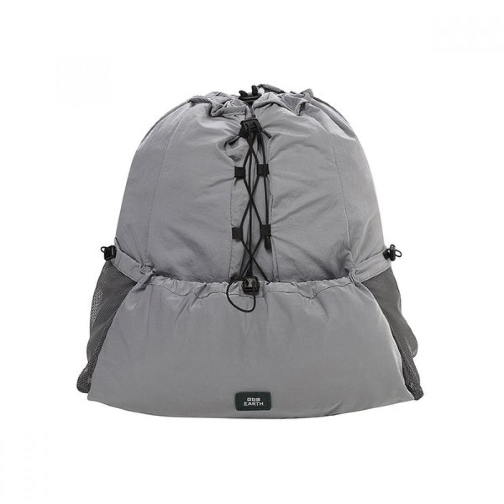 BBC EARTH String Convertible Backpack  Light Grey  24ss