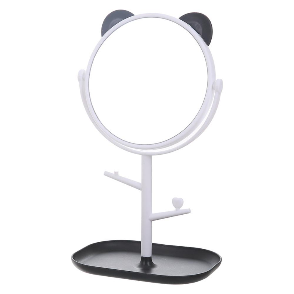 StorageTray Makeup Mirror Cat Ear Desktop Mirror Cute Vanity Mirror