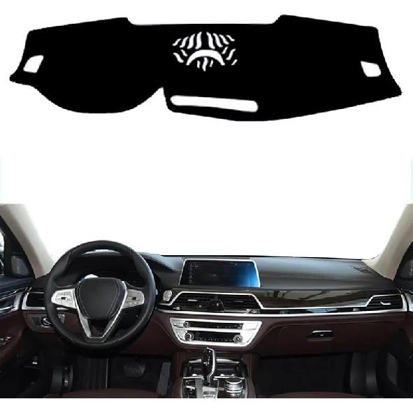 Fit for BMW 7 Series (G11) 2016-2020,Car Dashboard Cover,Black Dashmat Cover Dash Mat,Dash Board Cover Mat,Car Accessories Lhd Black Edge
