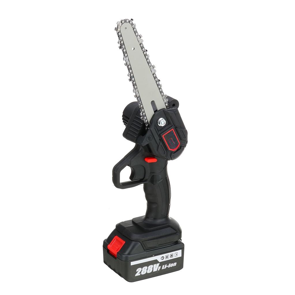 3000W 6-Inch Mini Electric Saw Cordless Chainsaw Fruit Tree Woodworking Garden Tools Handheld Wood Cutter