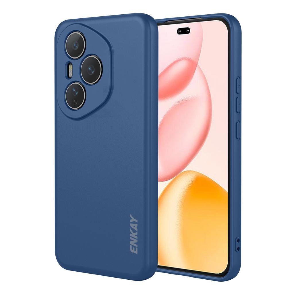 Dla Honor 400 Pro 5G (Światowy) Silikonowe etui ENKAY HAT PRINCE z prostymi krawędziami, tylna obudowa na telefon komórkowy